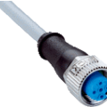 Соединительный кабель SICK  2m, 4 жилы,PVC  прямой разьем М12 4-pin