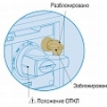  Поворотная рукоятка с ключём DHK3-S,TS630
