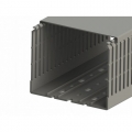 000551024WS KKC 1208; Перфорированный короб с крышкой; 120х80 (ШхВ).Широкий шаг перфорации (упак 12м)