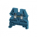 304121RP  Клеммник на DIN-рейку 2,5мм.кв. (синий); AVK2,5(RP)