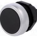 Кнопка утапливаемая черная пластик LPCB102