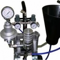 Регулятор потока низкого давления Inox с манометром/Low pressure SS flow regulator + pressure gauge.