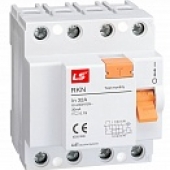 Дифференциальный выключатель нагрузки (УЗО) RKN 4P 63A 100mA Дифференциальный выключатель нагрузки (УЗО) RKN 4P 63A 100mA