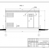 Блок бетонный 5340х2460х3000