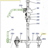 Стержень с резьбой U04012001 M12x134 UNI EN12165 CW617N