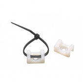 000542120S Основание для стяжек шириной до 9 мм, под винт, (черный); VK2