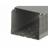 000551024WS KKC 1208; Перфорированный короб с крышкой; 120х80 (ШхВ).Широкий шаг перфорации (упак 12м)