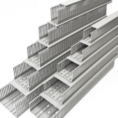 551112, KKC 6010;Перфорированный короб с крышкой 60X100;(Серый) ;Широкий шаг перфорации (упак 36м. )