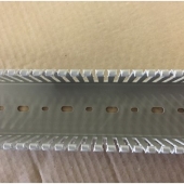 000554032WS  KKS 1001 100x100 (ШxВ) Перфорированный короб с крышкой; (Широкий шаг перфорации) (упак 24м)