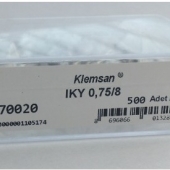 000570020Z Наконечник изолированный IKY 0,75/8 (упак 500 шт) 000570020Z Наконечник изолированный IKY 0,75/8 (упак 500 шт)