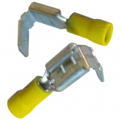 596030  Наконечн. изол. 4,0-6,0 мм.кв., плоский гнездовой c ответвлением, 6,4х0,8; KPB-5638