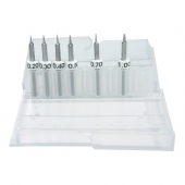 807066  Набор игл для гравировки 0,2 -0,3 -0,4 -0,5 -0,7 -1,0 мм, 15°; EKI-SET 