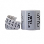 808069  Маркировка для Щита ETPS 40- SV 90X45 Серебряная 