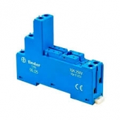 95.05.SMA | 9505SMA | Розетка для реле 40.51, 40.52, 40.61, 40.62, и модуля 99.02/86.30; с раздельными контактами; с металлическим фиксатором; винтовые зажимы; синяя; 10А