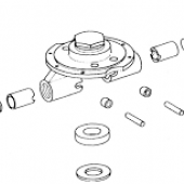 Комплект кожаных и PTFE уплотнителей для насоса Vega 5:1 . Vega 5:1PTFE & leather gasket kit.