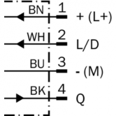 Фотоэлектрический датчик в цилиндрическом корпусе V180-2 VTE180-2P42482 SICK Фотоэлектрический датчик в цилиндрическом корпусе V180-2 VTE180-2P42482 SICK