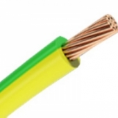 Провод силовой ПуГВ 1х95 желто-зеленый
