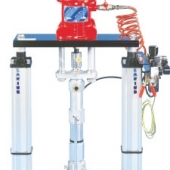Экструзионный поршень, цилиндры с двойным эффектом, двойной столб для 60/30 литровых бочек (нержавейка)