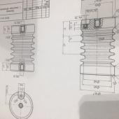 Изолятор опорный емкостной 10кВ 24пф RU1455 с возможностью бокового подключения