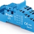 94.03.SMA | 9403SMA | Розетка для реле 55.33, 85.03 и модулей 99.02, 86.30 с раздельными контактами; с металлическим фиксатором; винтовые зажимы; синяя; 10А